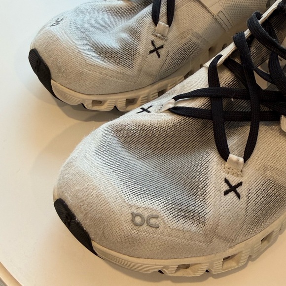 On Running Cloud X White and Black Sneakers - Picture 9 of 13